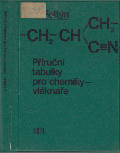 Foltýn - Příruční tabulky pro chemiky - vláknaře