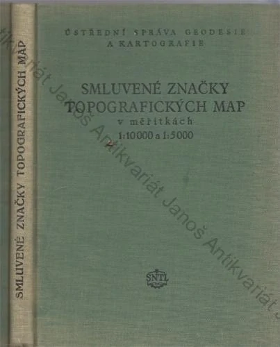 Polák - Smluvené značky topografických map v měřítkách 1:10000 a 1:5000