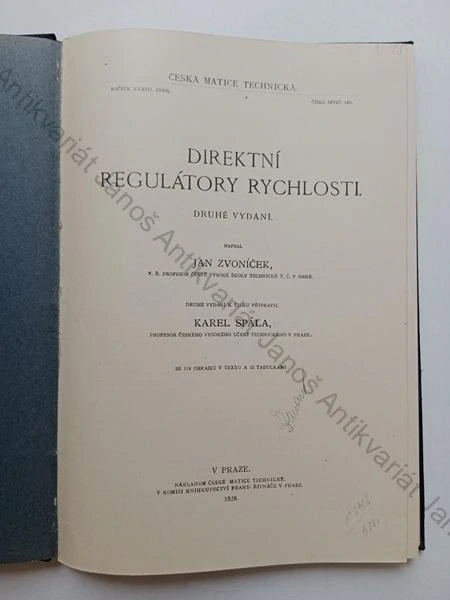 Zvoníček - Direktní regulátory rychlosti