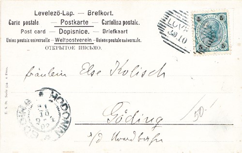 Skály (Levelezőlap - Brefkort)