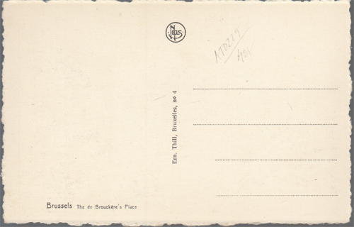 Brussels - The de Brouckère's Place