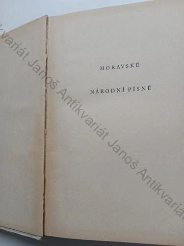 Sušil - Moravské národní písně s nápěvy do textu vřaděnými