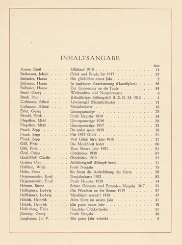 Neue Deutsche Gelegenheits-Graphik von Braungart