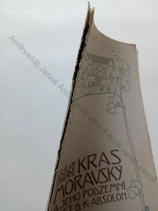 Absolon - Kras Moravský a jeho podzemní svět (1. díl) !!! 1. vydání !!!
