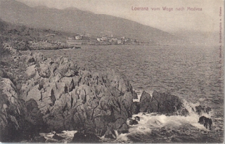 Lovrana vom Wege nach Medvea 
