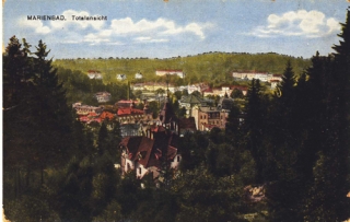 Mariánské Lázně (Marienbad, Totalansicht)