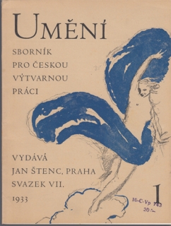 Umění - Sborník pro českou výtvarnou práci 1933 (sv. 7, sešit 1)