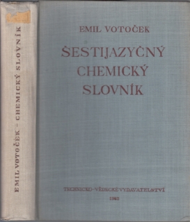 Votoček - Šestijazyčný chemický slovník
