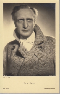 Hans Albers - Herec a zpěvák