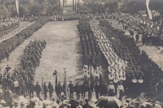 Slet sokolské župy Podkrkonošské ve Dvoře Král. n. L. 7. a 8. září 1919