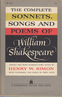 The complete sonnets, songs and poems of William Shakespeare