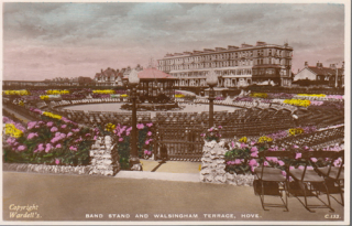 Hove - Band stand and Waklsingham terrace