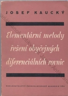 Kaucký - Elementární metody řešení obyčejných diferenciálních rovnic