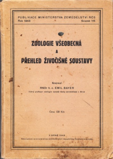 Bayer - Zoologie všeobecná a přehled živočišné soustavy